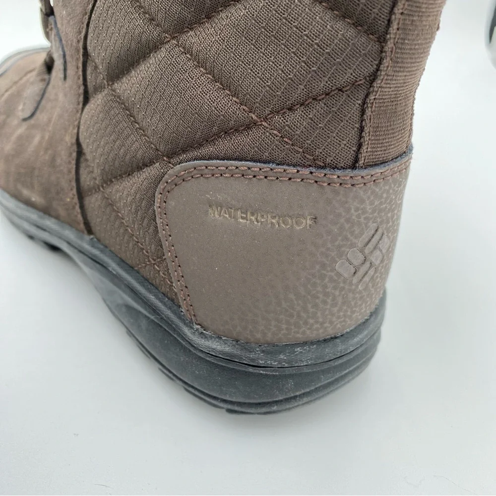 Columbia Ice Maiden II Faux Fur Lined Waterproof Winter‎ Hiking Trail Boots 8